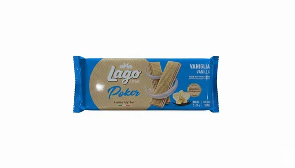 POKER – Gaufrettes à la Vanille - 150 g