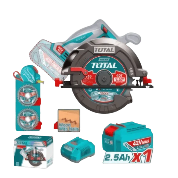 Scie Circulaire Sans Fil 42V TOTAL - Brushless (TSLI4218511)