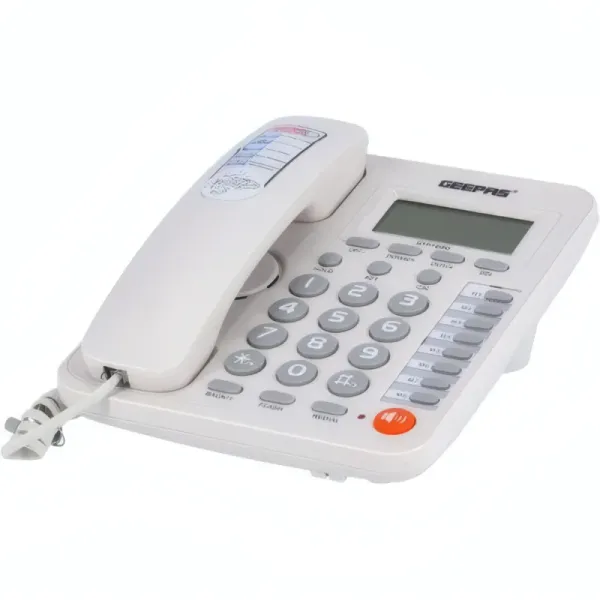 GEEPAS GTP7220 Téléphone Fixe avec identification de l'appelant
