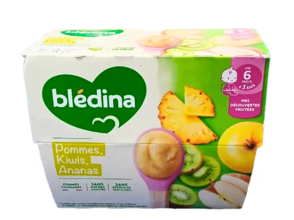 Compote pomme kiwi ananas Blédina 4 x 100 g