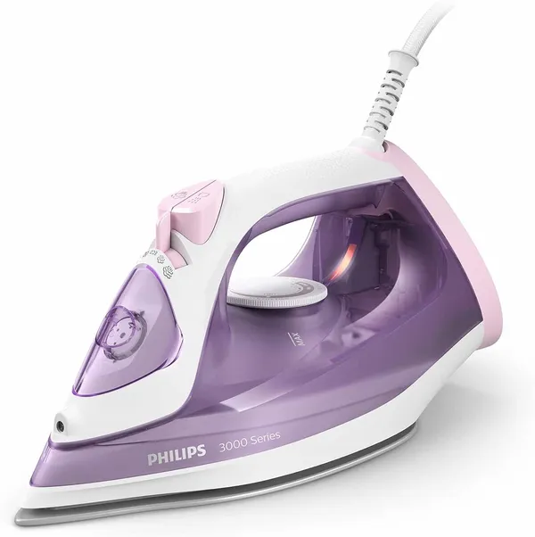 PHILIPS -  Fer à repasser, vapeur 3000 Series, modèle DST3010/30, Effet Pressing - 140 g