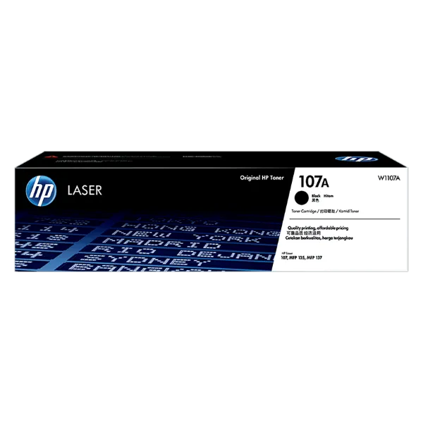 Toner HP 107A noir original (W1107A), 1 000 pages