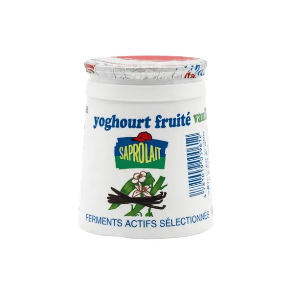 Saprolait - Yaourt fruitée Vanille - 125 g