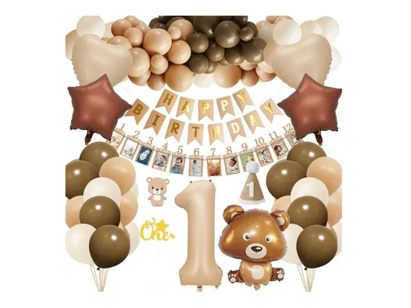 Décorations 1er anniversaire – Ensemble complet pour bébé