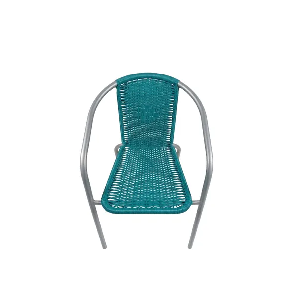 CHAISE ROTIN ACIER T5 CREPUSCULE