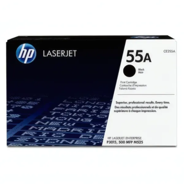 Toner Noir HP-55A (CE255A) - Impression jusqu'à 6000 pages