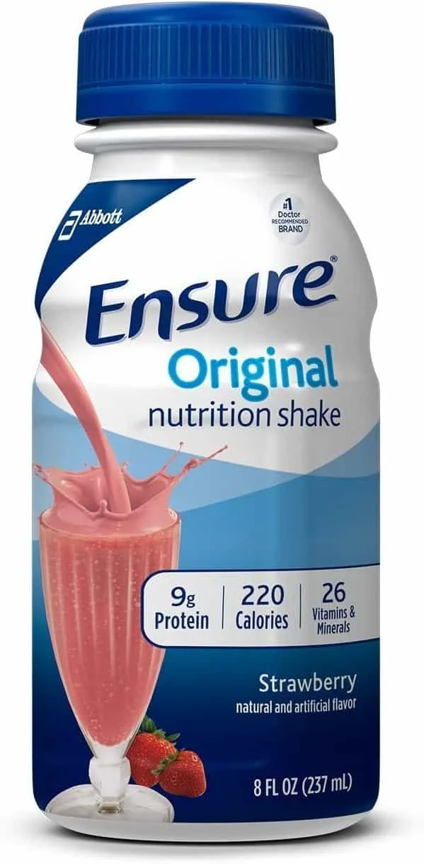 Ensure – Boisson Protéinée Prête à Boire Saveur Fraise – 237 ml