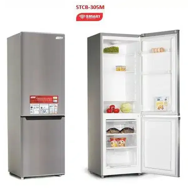 Refrigerateur Smart Technology Combine 3 tiroirs 270 litres Gris STCB305M