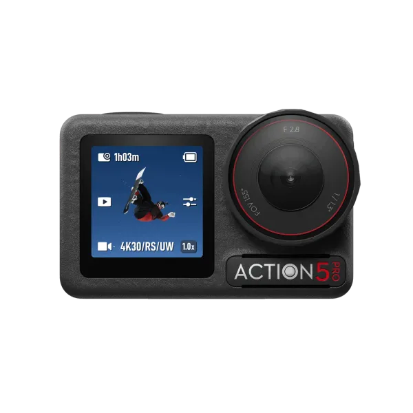 Caméra d’action DJI Osmo Action 5 Pro Combo – 4K120fps, double écran OLED