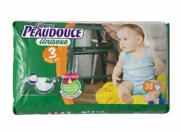 Couche Peau Douce – Taille Régular (5-10 kg) – 35 pièces