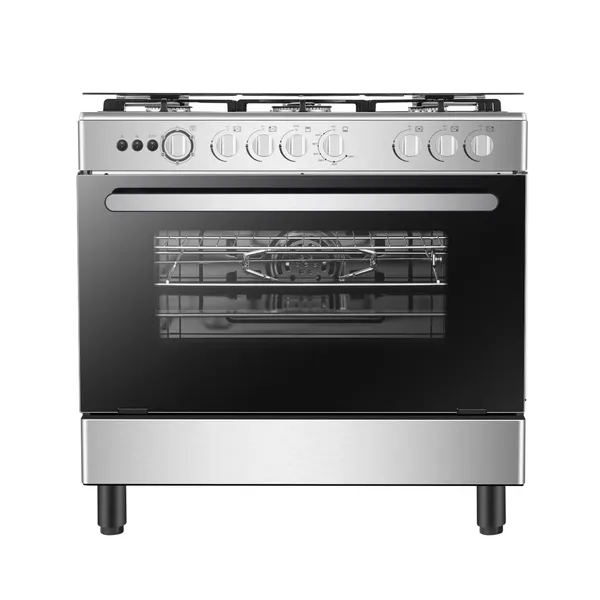 Cuisiniere Hisense 5 feux 90X60 à Gaz Gris HFG90335RX