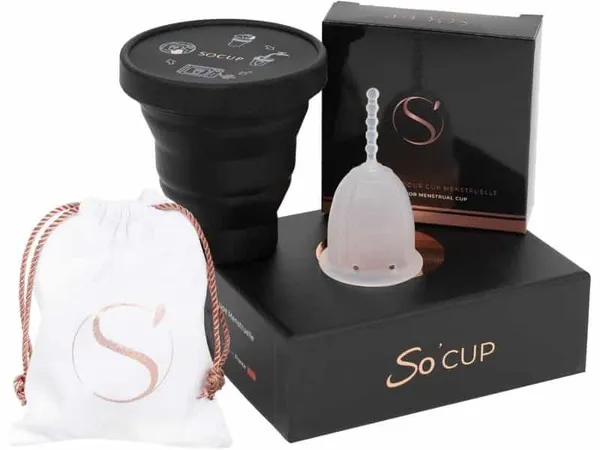 SO'CUP - Coupe Menstruelle 100% Silicone Médical + Stérilisateur - Kit 1