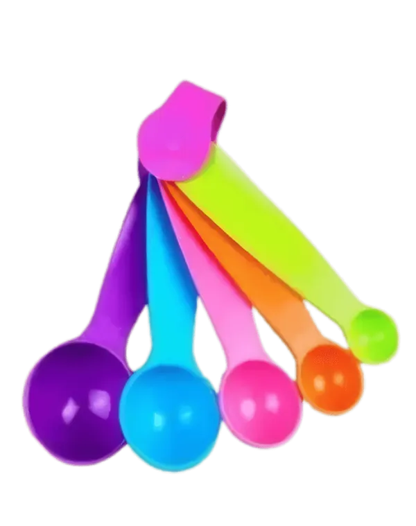Lot de 5 Cuillères Doseuses Colorées