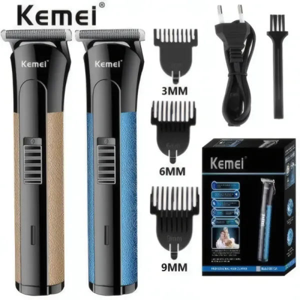 Tondeuse à Cheveux Électrique KEMEI KM-724 Rechargeable pour Hommes