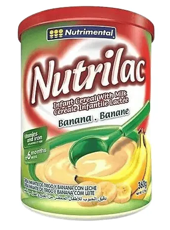 NUTRILAC - Céréales saveur banane - 360G