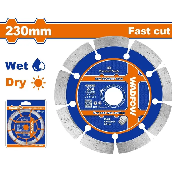 Dry diamond disc