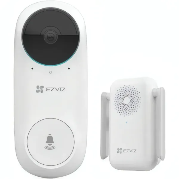 Sonnette vidéo sans fil EZVIZ CS-DB2C - Résolution 2K, Wi-Fi