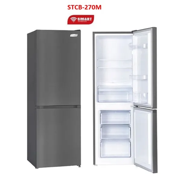 Refrigerateur Smart Technology Combine 3 tiroirs 157L Gris STCB270M