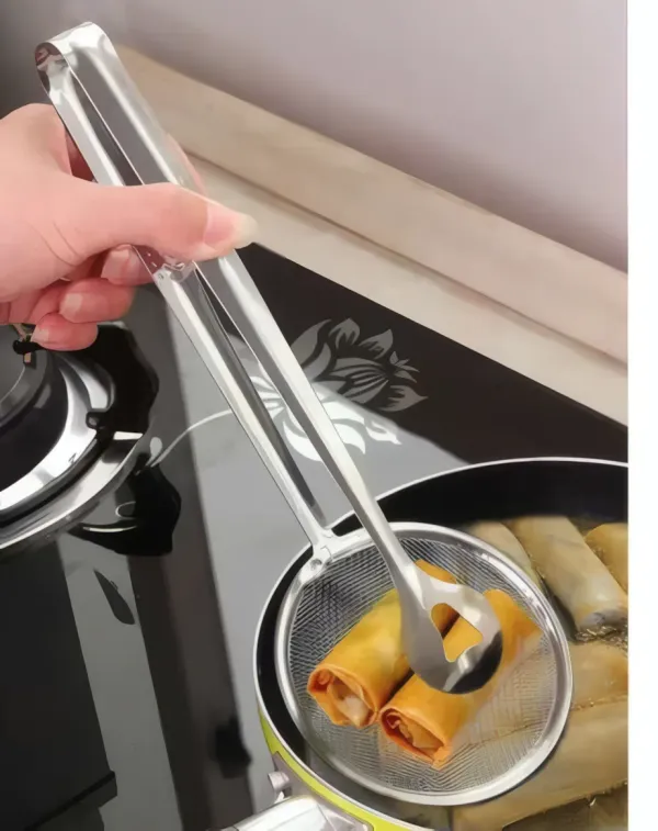 Cuillère Passoire Inox – Louche de Cuisine Perforée Résistante