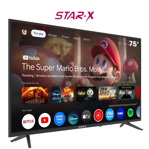 Televiseur Star X 75" Smart Google TV 75UH680G