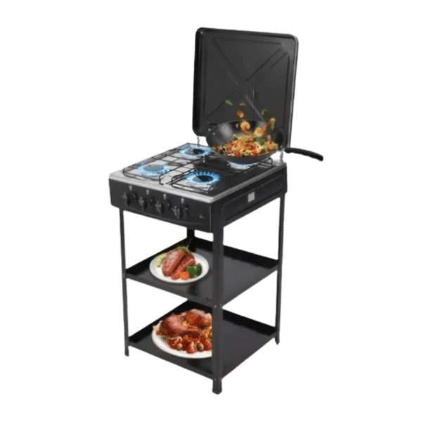 Cuisiniere à Gaz 4 Feux Decakila sans four avec pieds