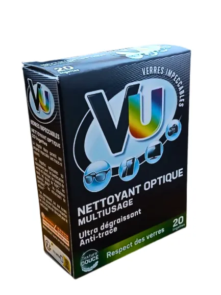 Lingettes nettoyant optique Vu x20