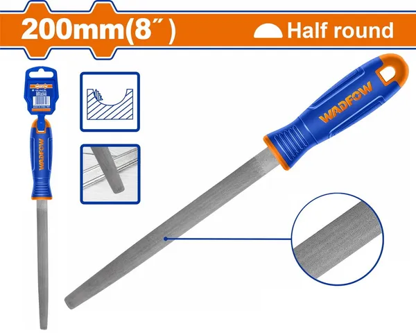 Half round steel file