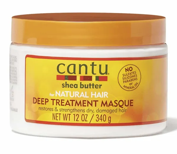 CANTU - Masque Capillaire Nourrissant au Beurre de Karité pour Cheveux Afro, Bouclés et Frisés - 340g