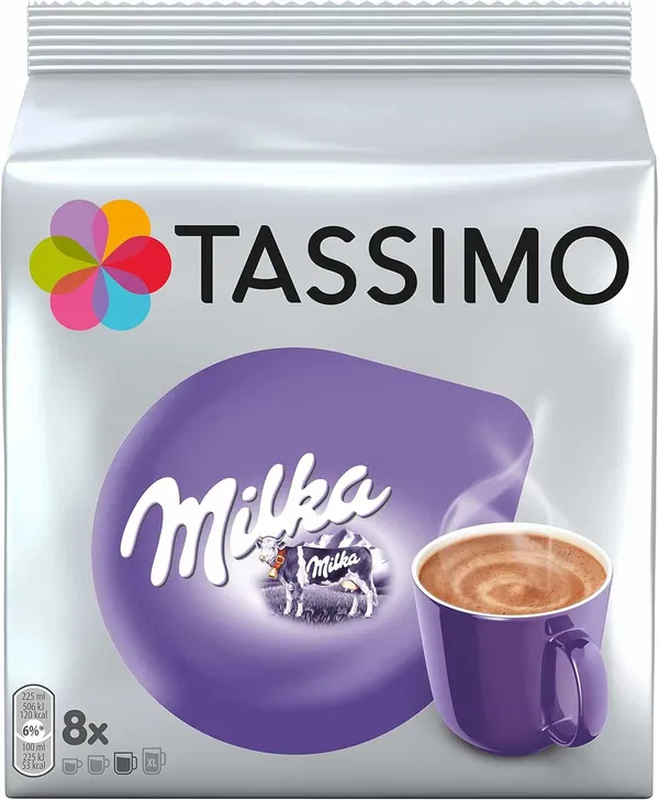 TASSIMO - Chocolat Chaud Milka X8 Dosettes - 240g