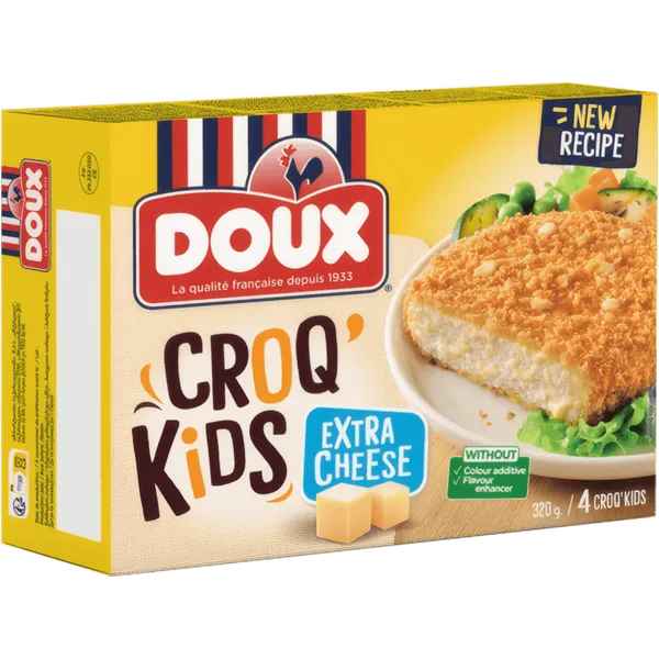 DOUX - Nuggets Croq kids Extra Cheese - 4pcs