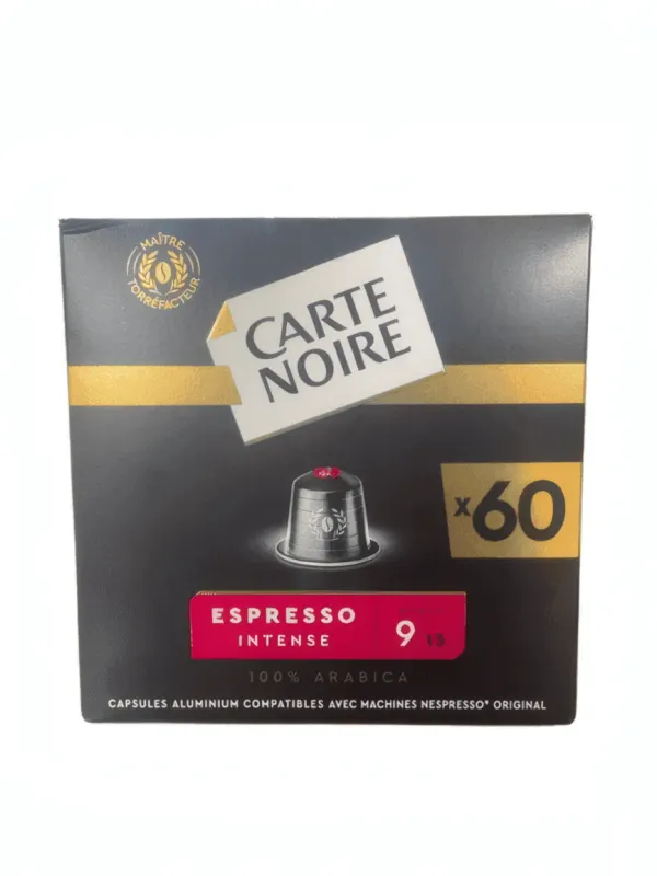 CARTE NOIRE - Capsules Café Espresso Intense Compatibles Nespresso x60 - 330g