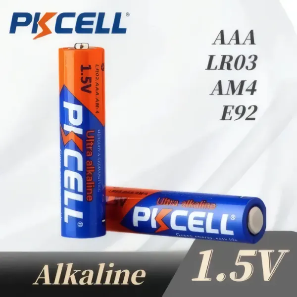 Batterie Alcaline PKCELL AAA LR03 1.5V