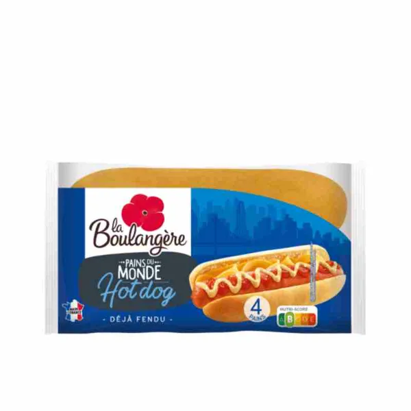 Pain hot dog La Boulangère 250 g