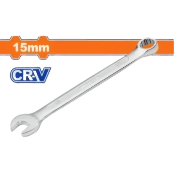 Clé Mixte 15mm en Acier Cr-V - WSA1115