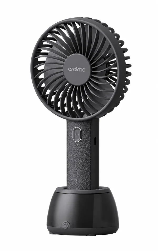 ORAIMO – Smart Hand Held Fan 2 – Ventilateur de Table avec Base Lumineuse – Noir