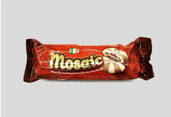 MOSAIC - Biscuits fourrés au chocolat - 40g