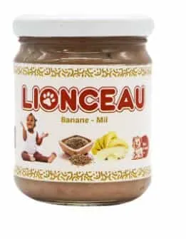 LIONCEAU - Compote saveur banane-mil