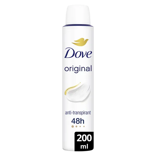 DOVE Original – Déodorant Spray Compressé Anti-Transpirant 200 ml