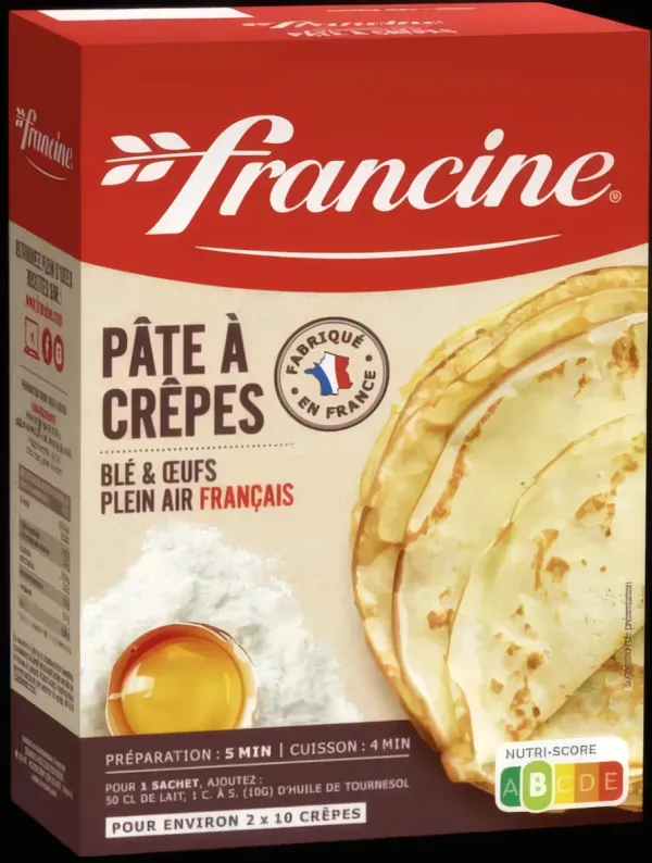 FRANCINE - Préparation pâte à crêpes en 5 min - 380g