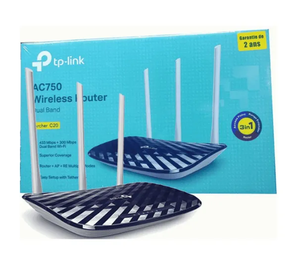 TP-Link AC750 Wireless Dual Band  Router - TL-ARCHER C20