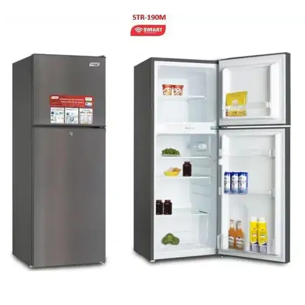 Refrigerateur Smart Technology 2 portes 160 litres Gris STR190M